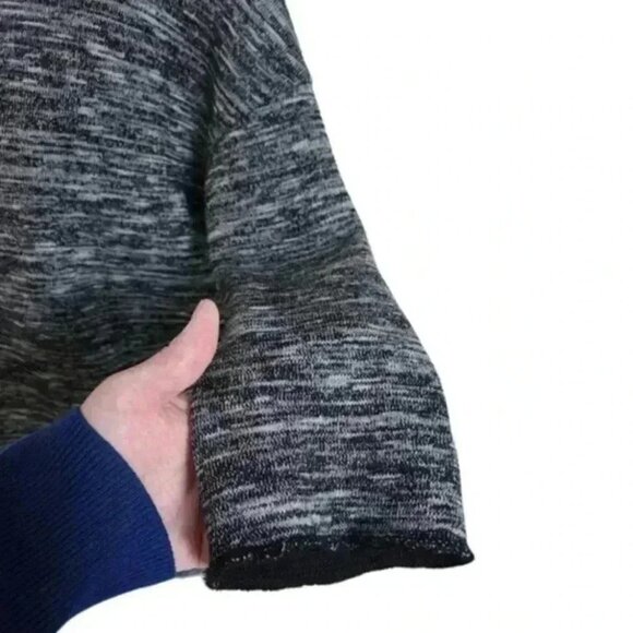 J Crew Jaspe Sweater Scoopneck Popover Top Black Grey Melange Women's size Small - Picture 6 of 12